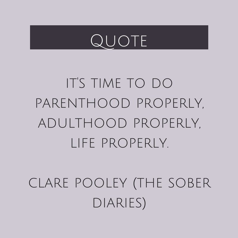 Inspiring quote from a top book on getting sober, The Sober Diaries