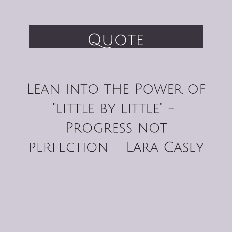 inspirational quote from Lara Casey